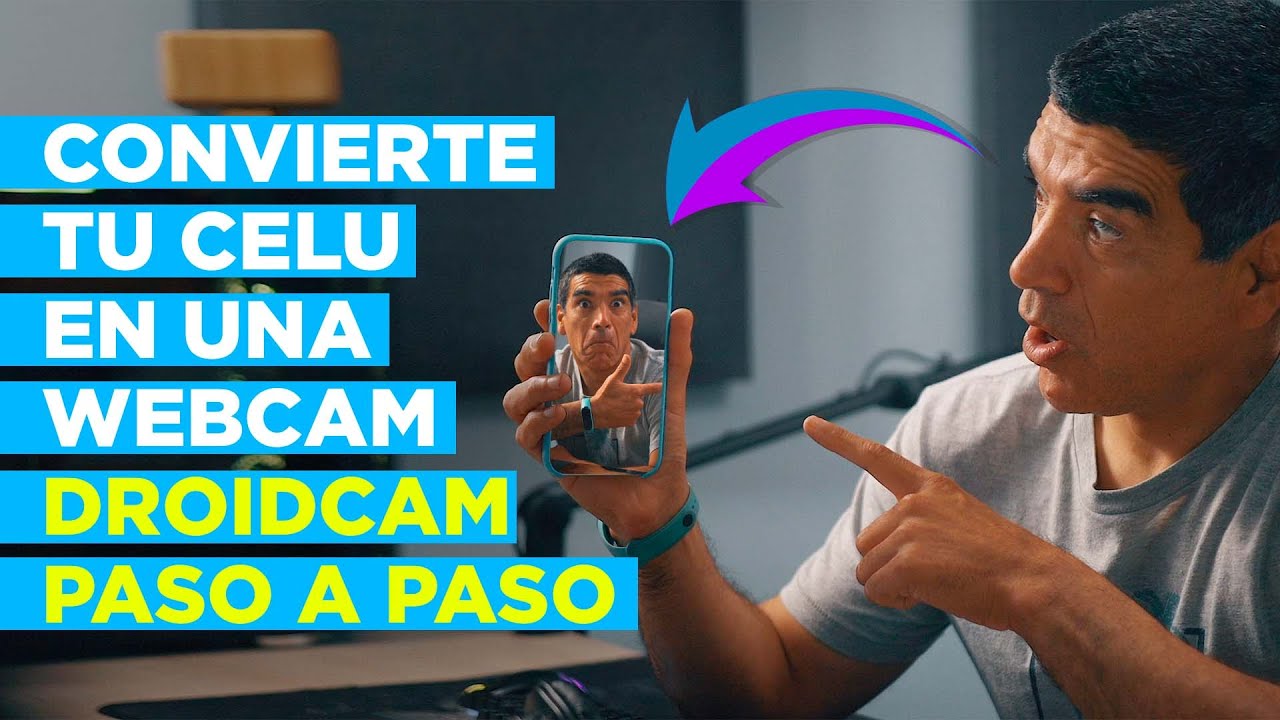 🔴 Convierte tu CELULAR 📱 en WEBCAM 📷► Droidcam 2022 -  Paso a Paso