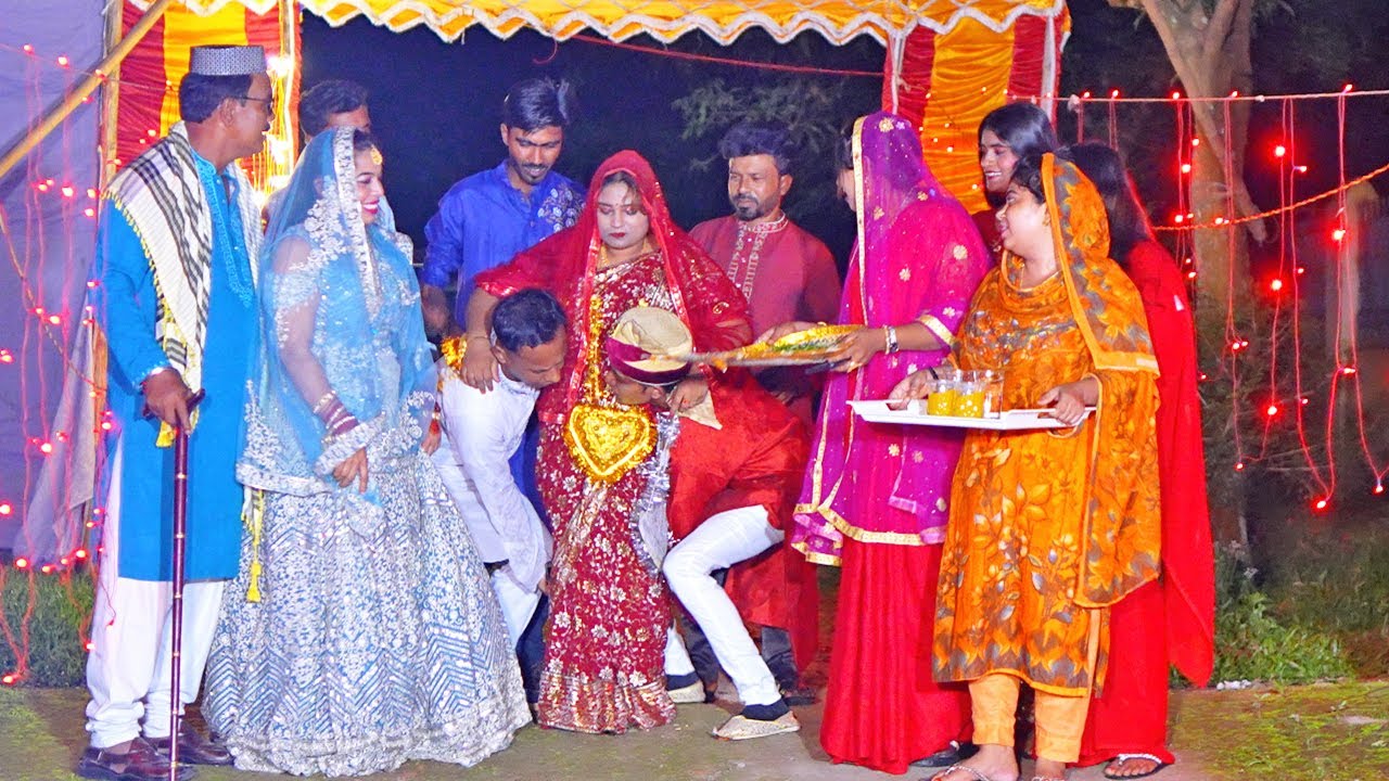 নতুন বউ যখন শুশুর বাড়ি আসে !! বিয়ের বাড়ির গান II গ্রামের বিয়ের ভিডিও