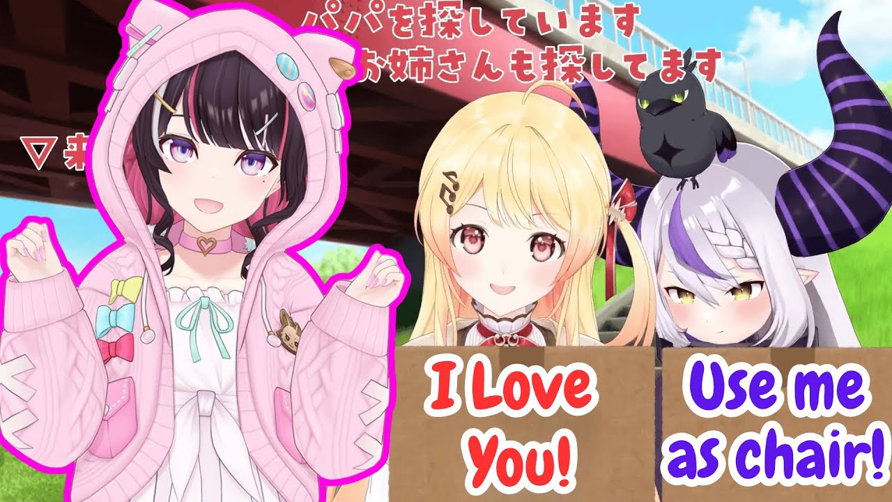 Kanade & Laplus Fighting Over AZKi Onee-san!
