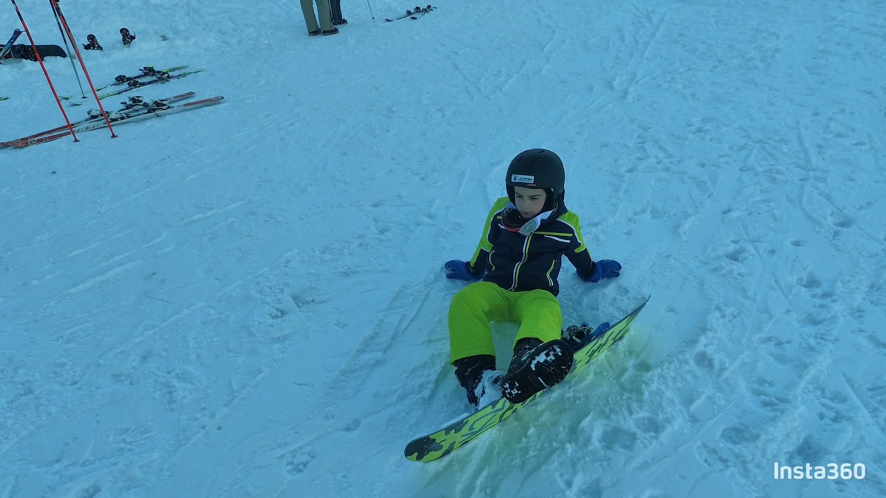 Passo del Tonale - Prima lezione snowboard