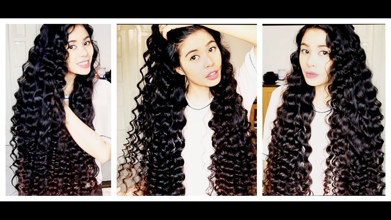 NO Heat Straw Curls On Extra Long Hair -SHAKIRA Curls-Inspired -Beautyklove