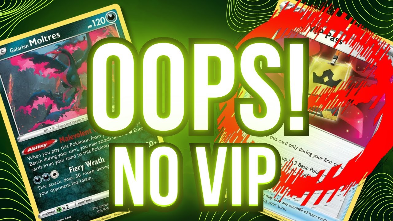 Alex's TOP 8 Galarian Moltres Deck with NO VIP!