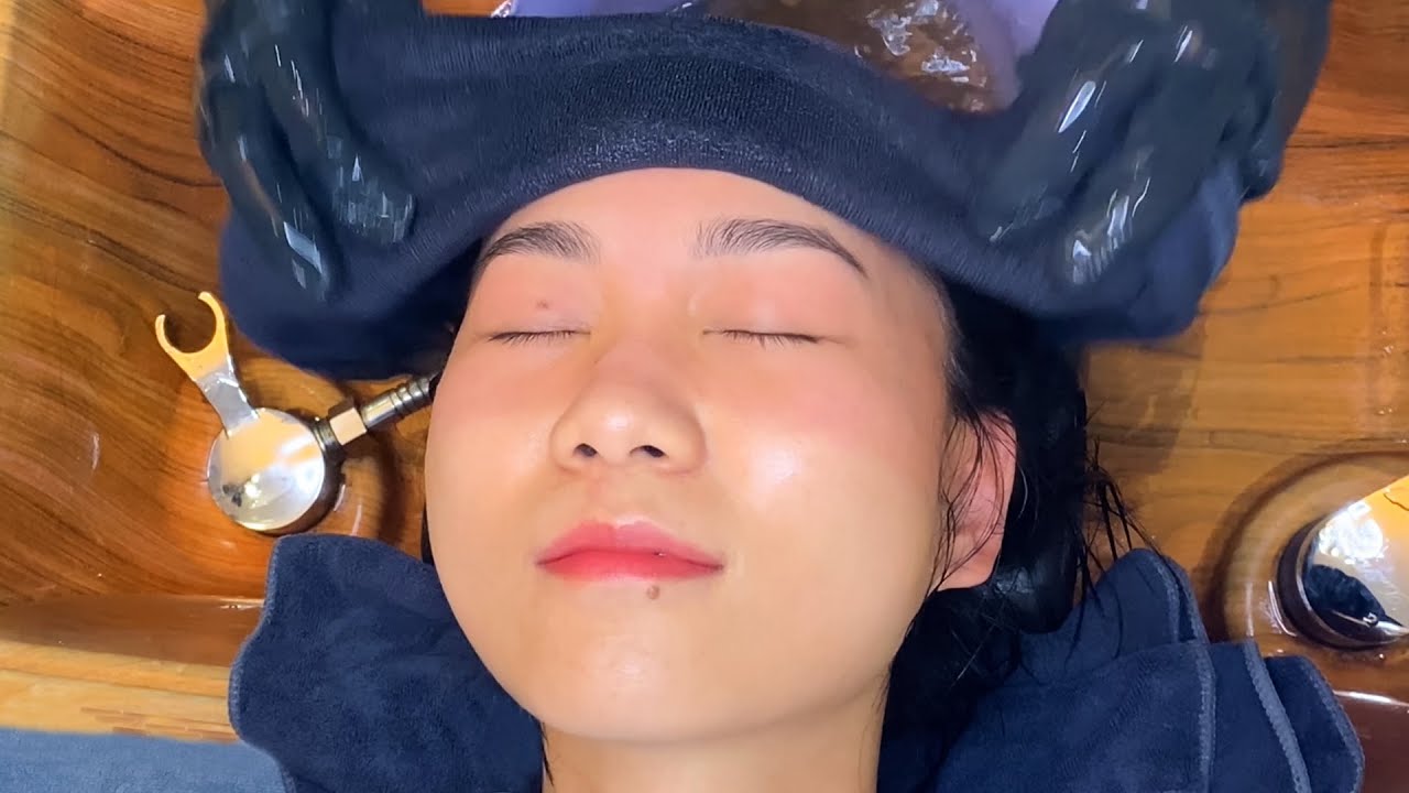 ASMR Спа для густых волос, Hair wash, Scalp Massage