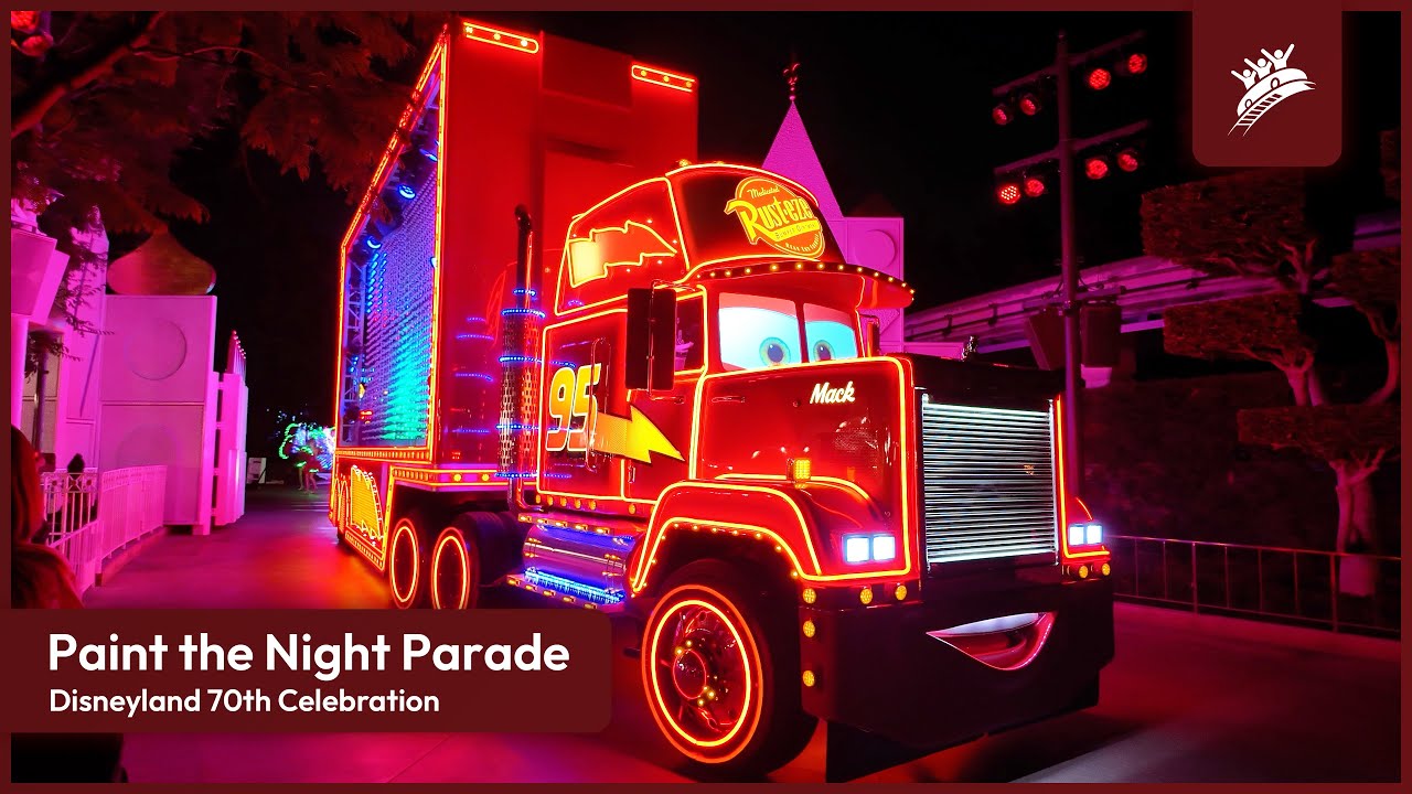 PAINT THE NIGHT Parade at Disneyland - Disneyland Resort 70th Celebration (2025)