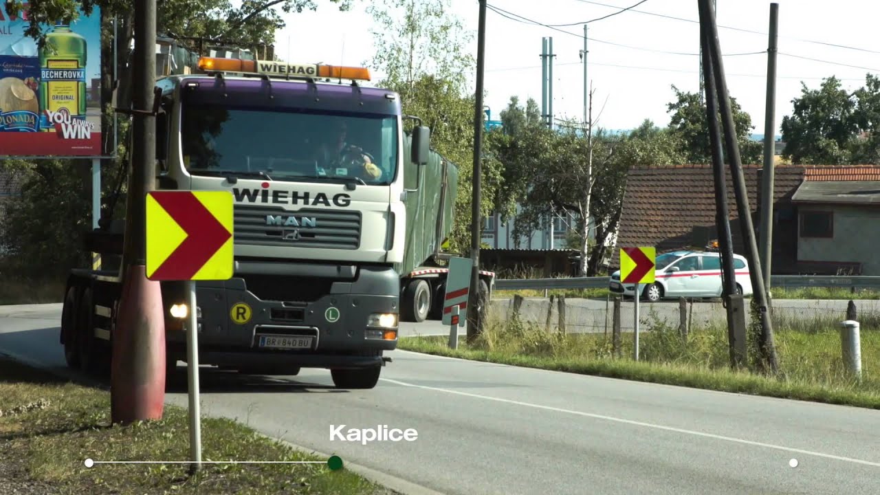 WIEHAG Brettschichtholz-Trägertransport zu Pöttinger in Vodnany