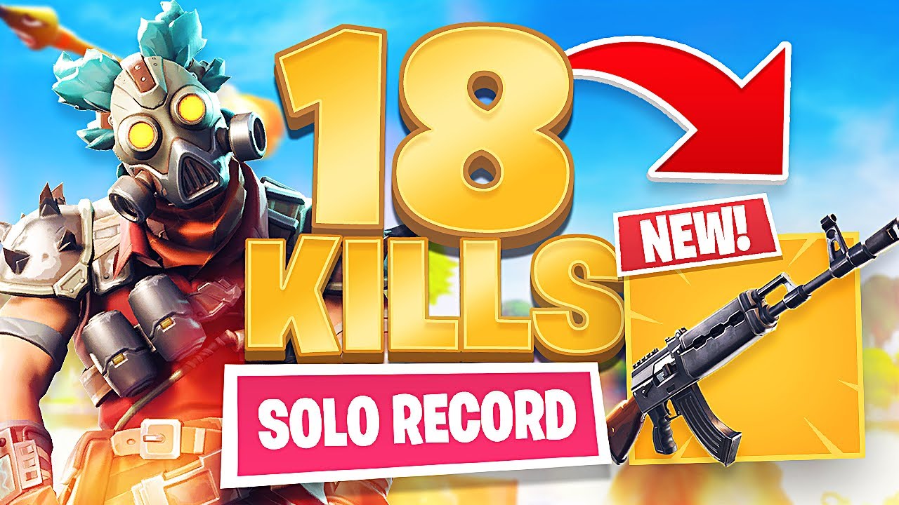 18 KILL SOLO WIN! NEW PC KILL RECORD - FORTNITE BATTLE ROYALE