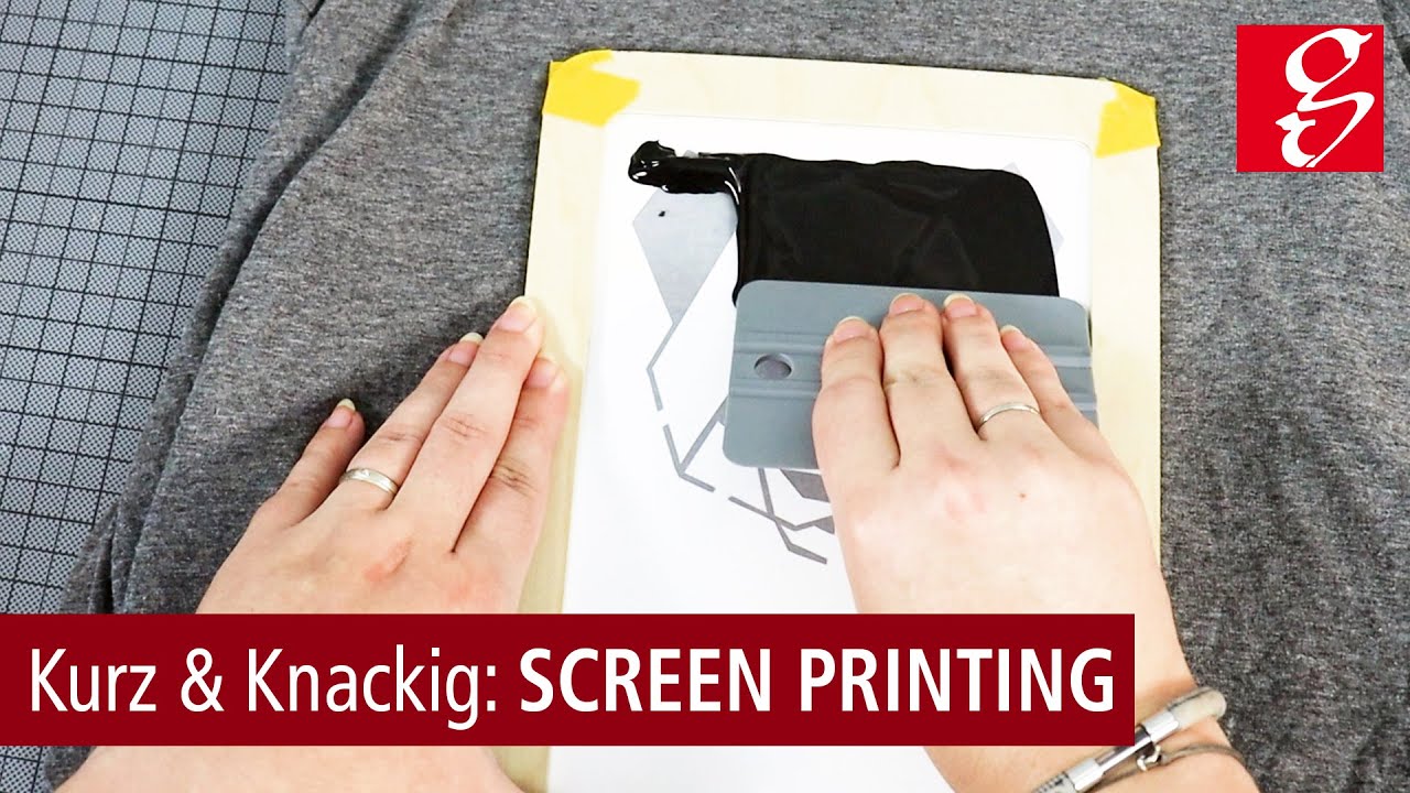 GERSTAECKER Kurz & Knackig: MARABU Textil Screen Printing Set