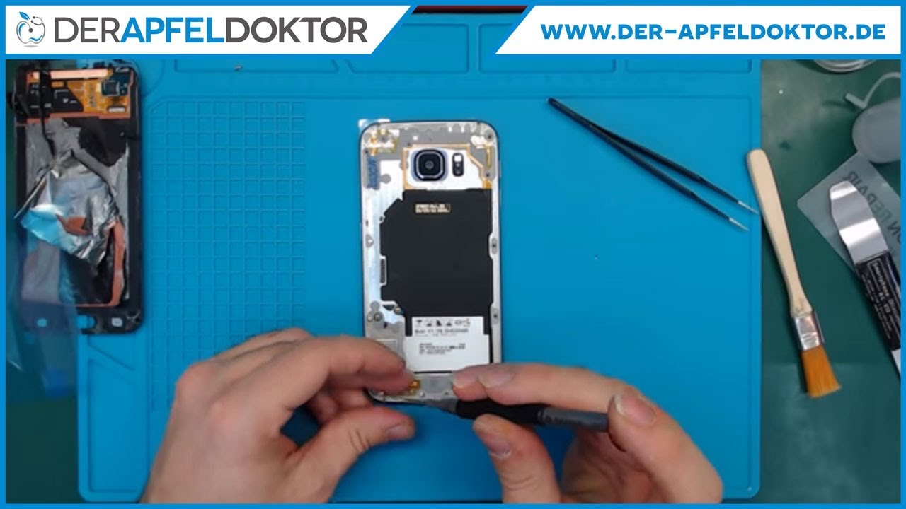 Displaywechsel an einem Samsung Galaxy S6 - Glasbruch - SM-G920F
