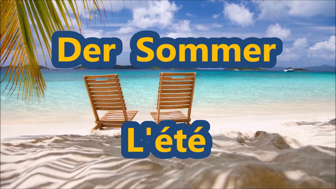 Saisons en allemand