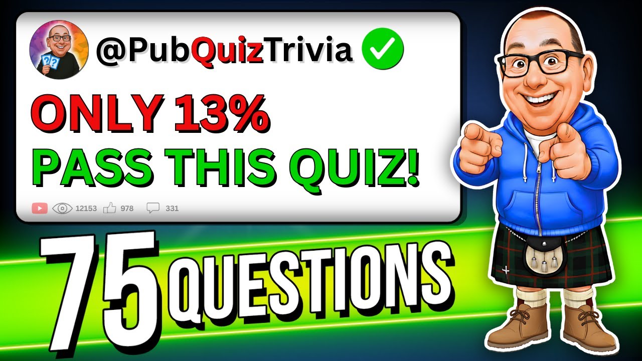 75 General Knowledge Quiz Questions | SUPER TOUGH Trivia Challenge!