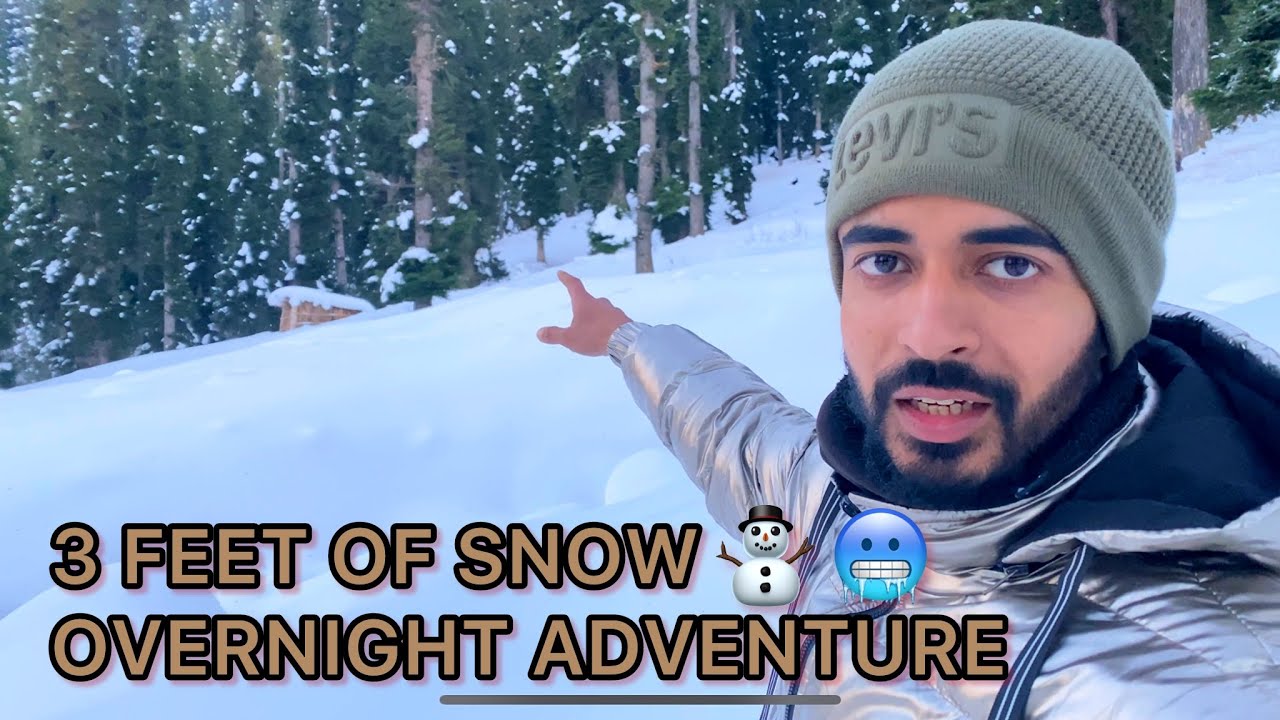 Survival Night Camping in 3 Feet Snow - 3 Days camping in Heavy Snow Mountains - Ep 3