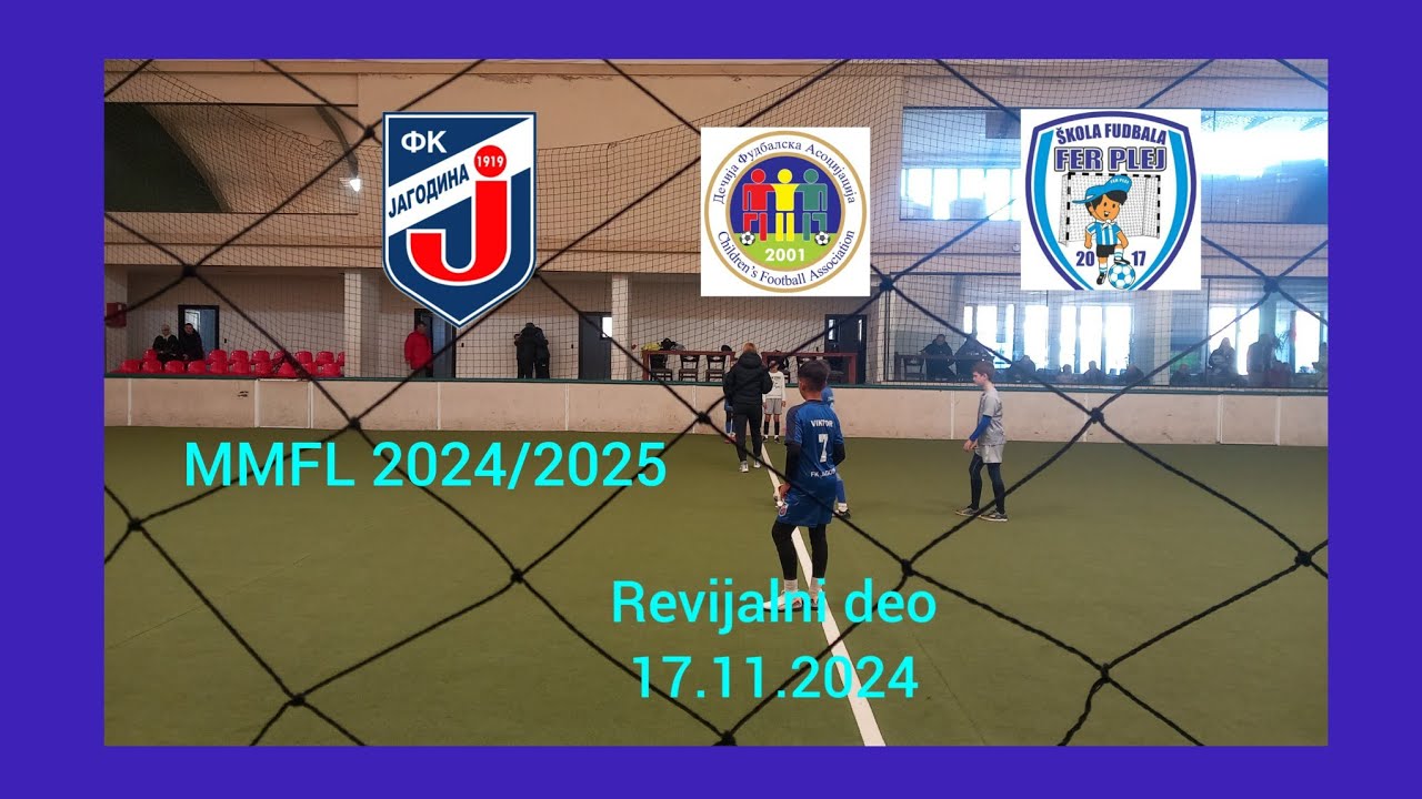 GFK JAGODINA -FER PLEJ(Jagodina) 4:3(2:3) -2014 godište Revijalni deo MMFL sezona 2024/2025