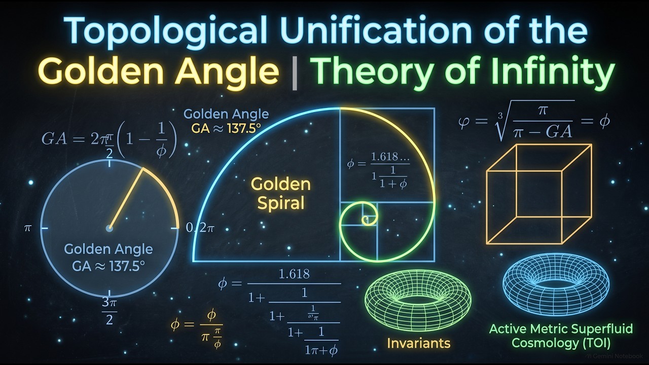 Topological Unification of the Golden Angle | Theory of Infinity