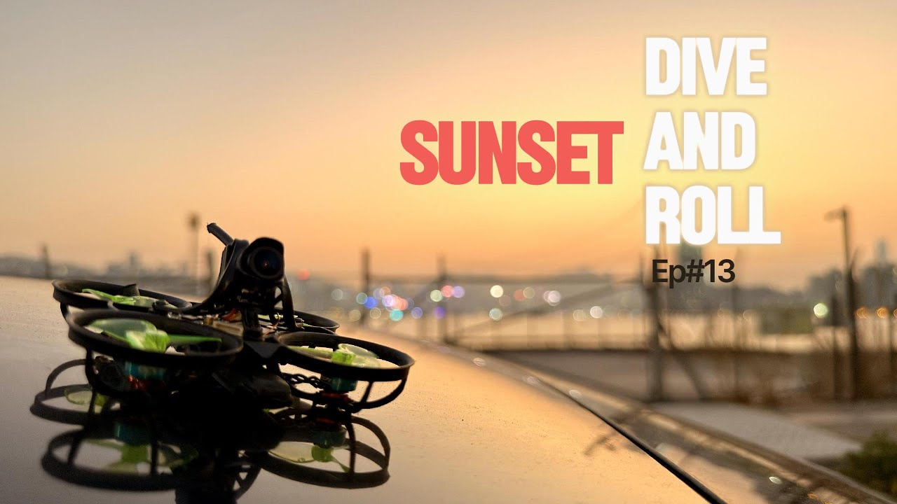 Sunset Dive and Roll with my Tinywhoop