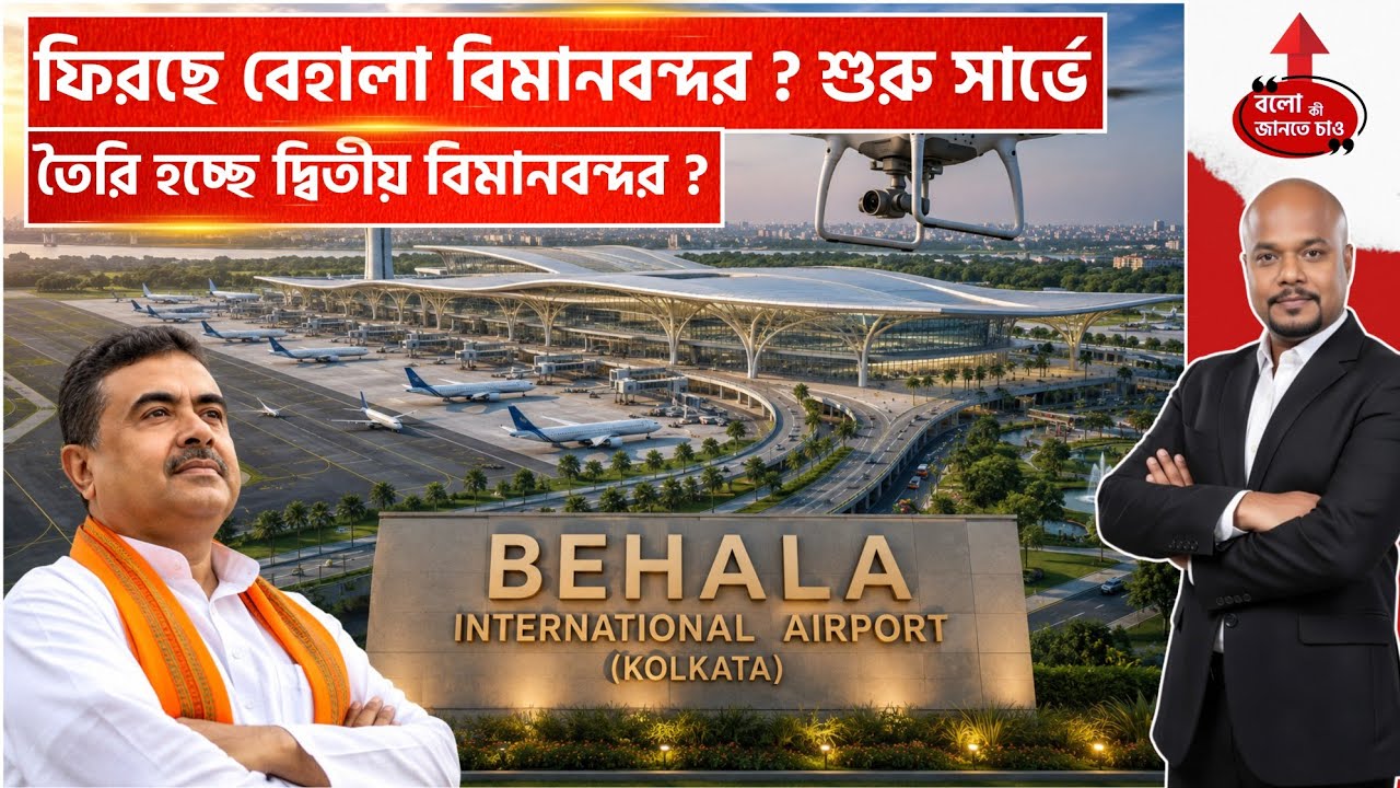 KOLKATA&rsquo;S SECOND AIRPORT REALITY! BEHALA AIRPORT DRONE SURVEY & RECOVERY PLANS EXPOSED!