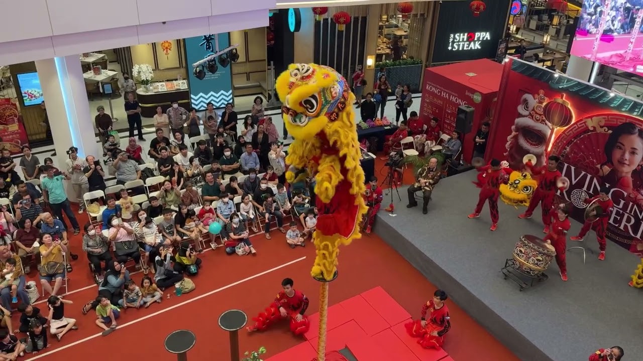 CNY 2024 Kong Ha Hong Lion Dance Troupe @ Living World Alam Sutera 25th January 2024