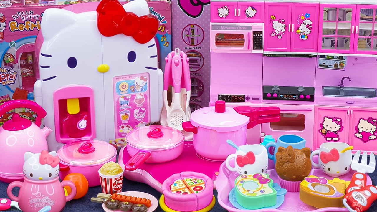 60 Minutes Kitchen Playset, Satisfying Unboxing Cute Hello Kitty Cooking Toys ASMR | Review Toys