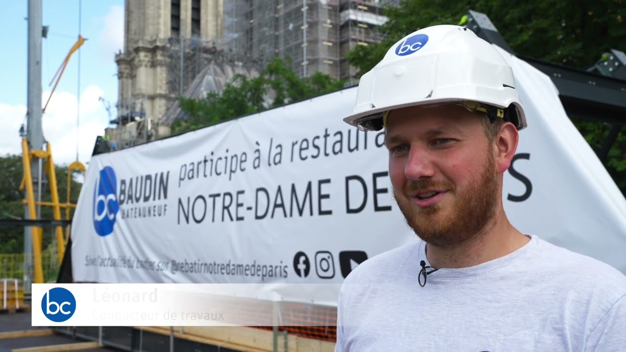 Restauration Notre Dame de Paris - Fermes coupe-feu
