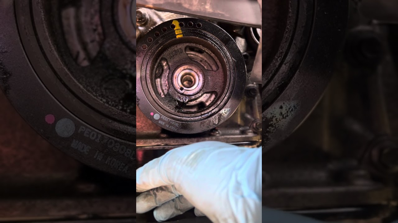 Mazda3 2017 crankshaft seal replacement common problem when tensioner gets lose