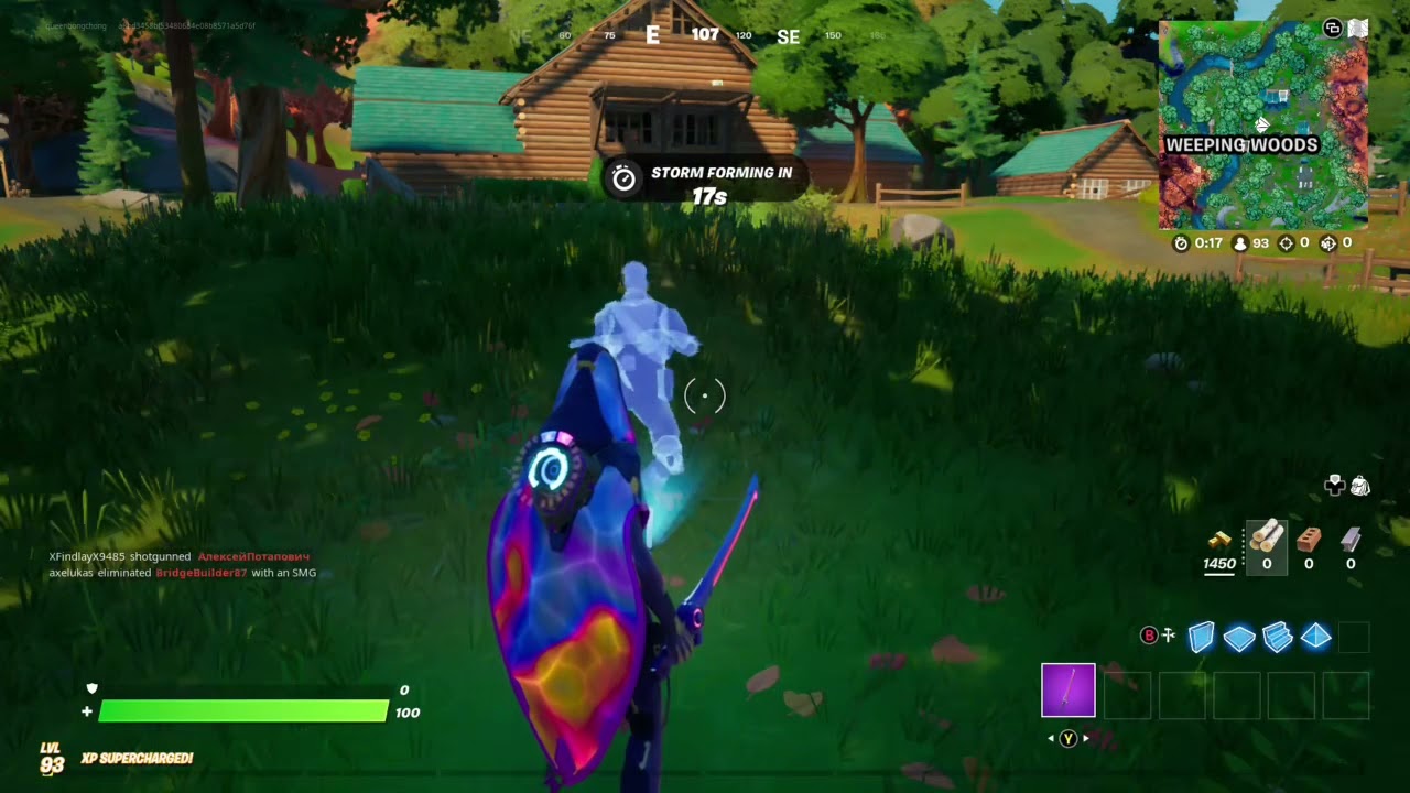 Reveal the command symbol - Fortnite Locoation