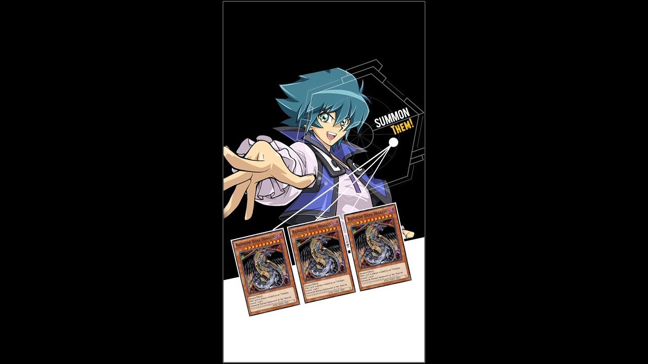 Yugioh Duel Links &mdash; призовите 3 радужных темных драконов!