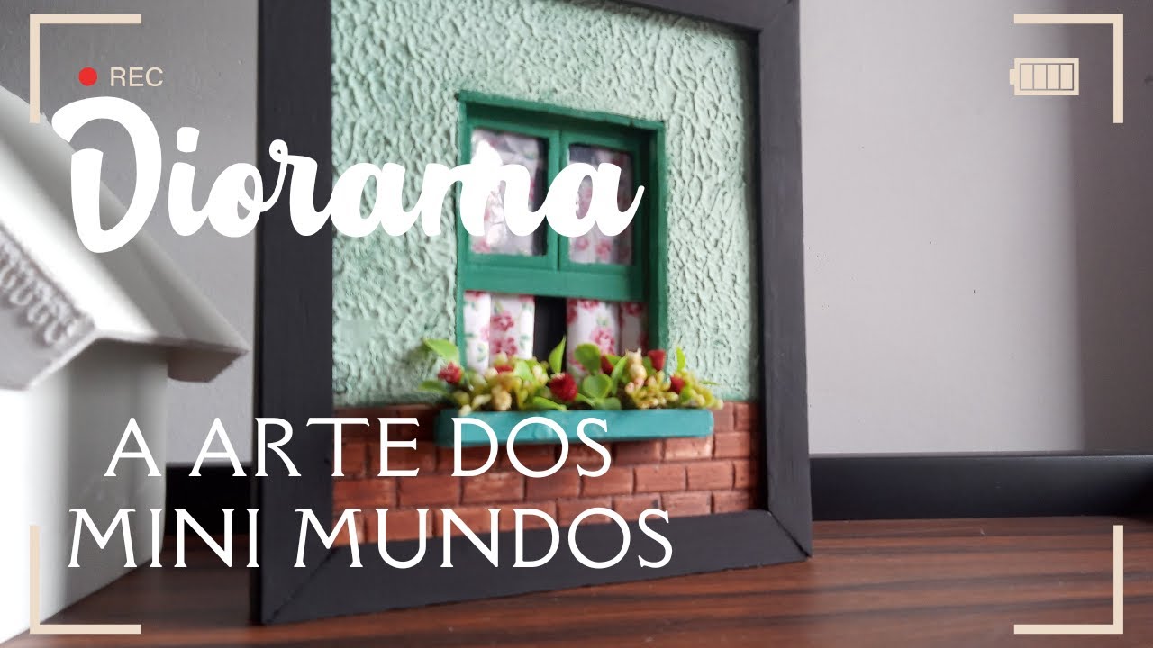 DIY CRIE UM QUADRO JANELA DIORAMA INACRÉDITÁVEL EM APENAS 1 DIA!