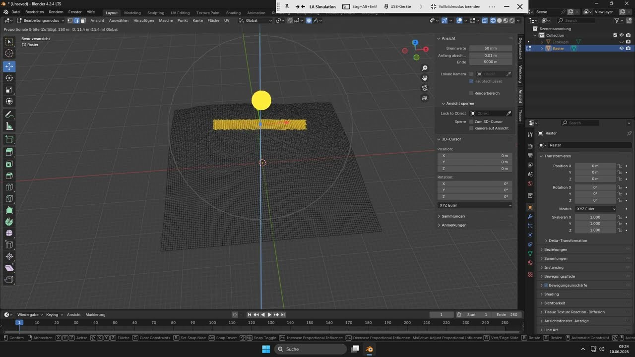 blender Landschaft mit Wald Teil 2