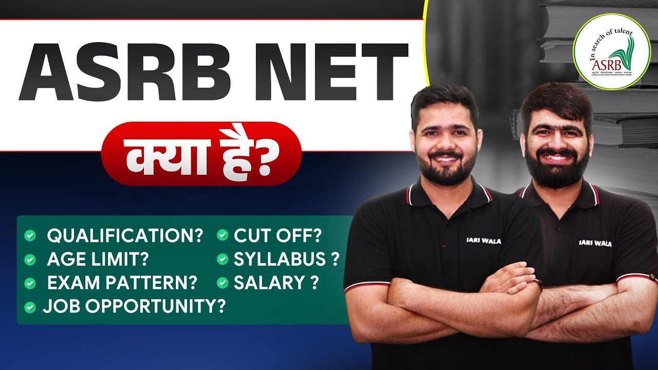 Complete Information about ASRB NET 2026 | SMS | STO | ARS in 1 Video | 