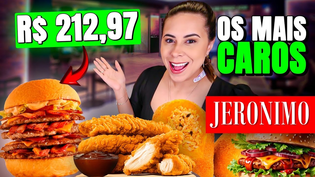 Os Pratos Mais Caros do Jerônimo