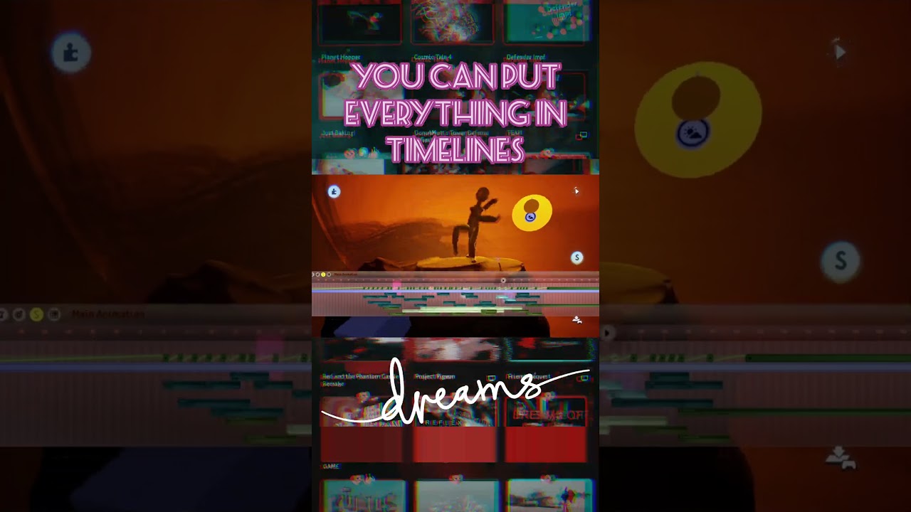 You can put EVERYTHING into a Timeline (Dreams PS4) 