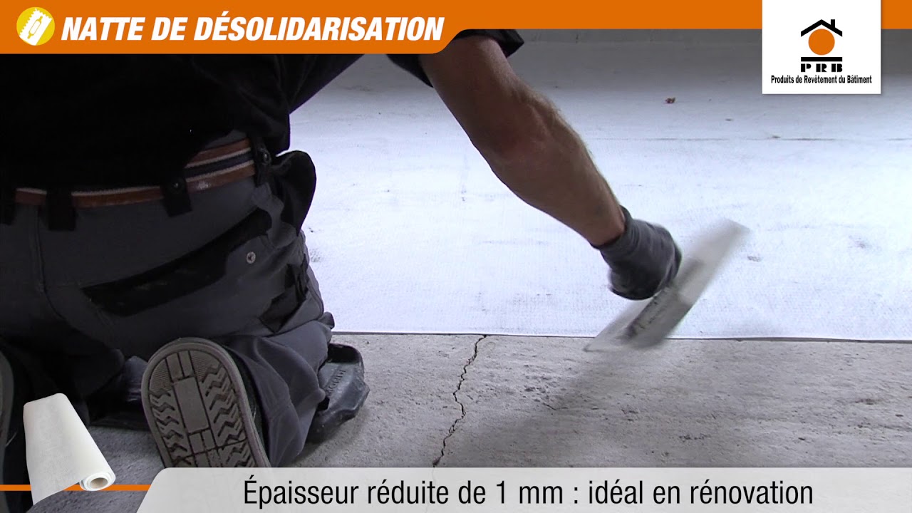 Écran interface de désolidarisation sous carrelage : Découvrez PRB Natte de désolidarisation !
