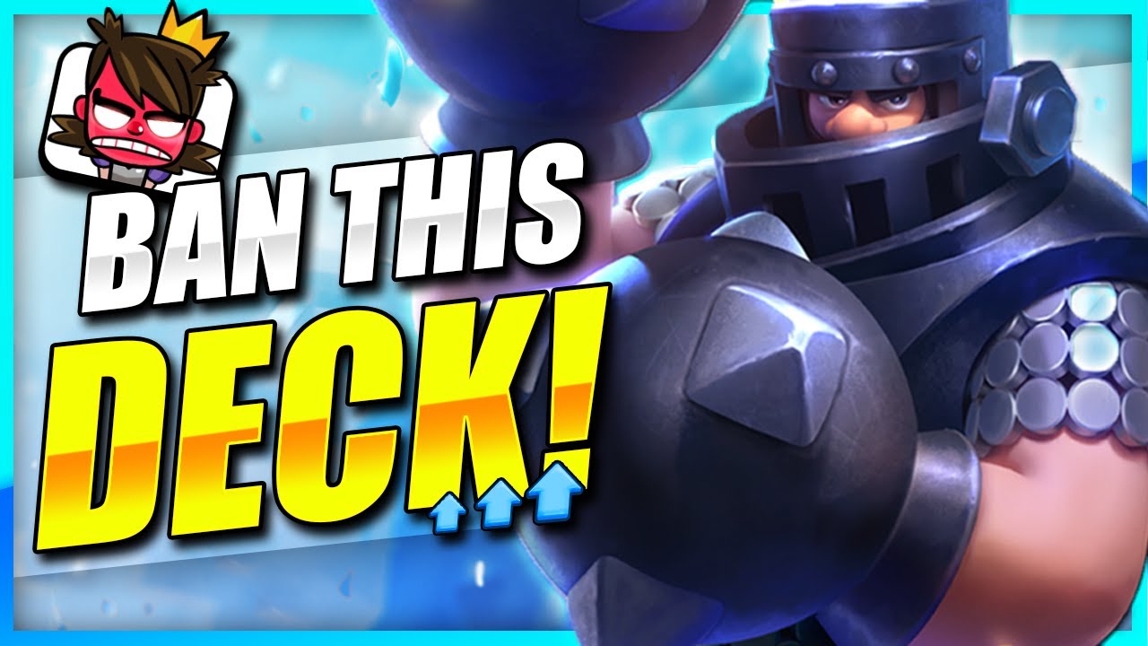 THIS IS LIKE CHEATING!! BRAND NEW MEGA KNIGHT DECK IN CLASH ROYALE!!
