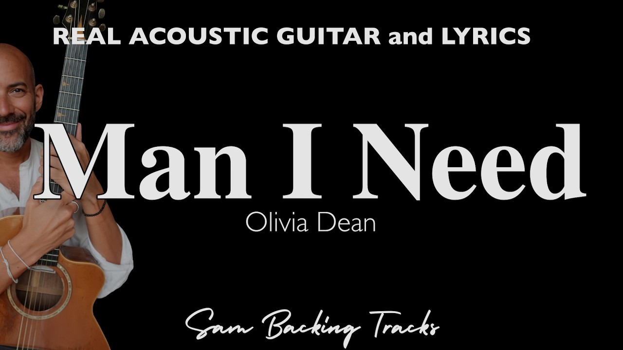 Man I Need - Olivia Dean (Acoustic Karaoke | Original Key)