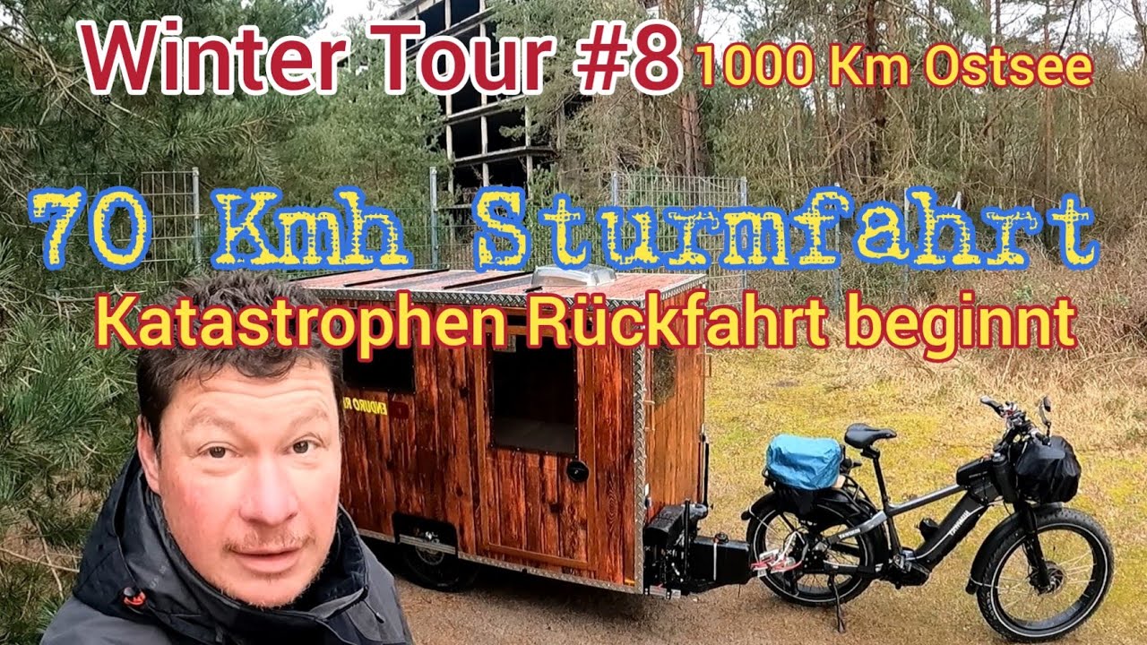 70 Kmh Sturmfahrt Rügen/Winter Tour #8