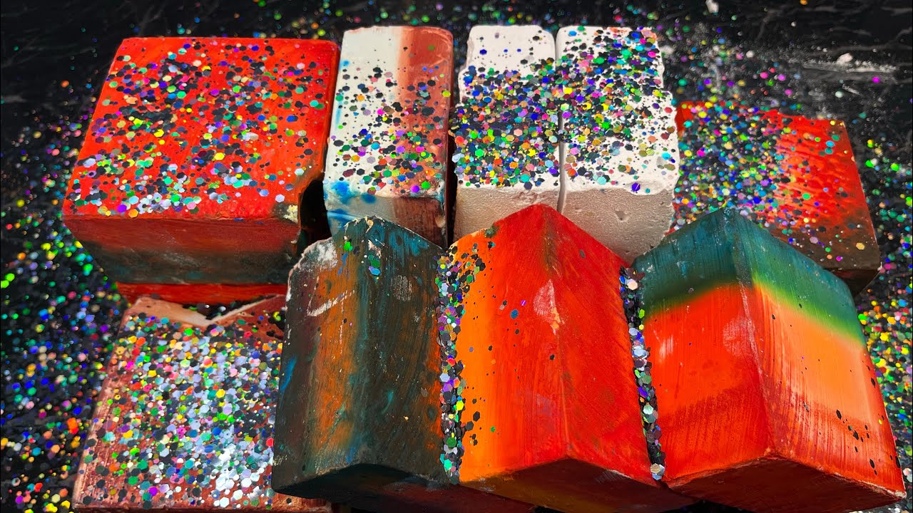 Multi-Colored Gym Chalk w PJ Reforms ASMR