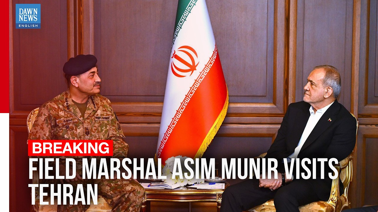BREAKING: Pakistan CDF Field Marshal Asim Munir Visits Tehran Amid US-Iran Tensions