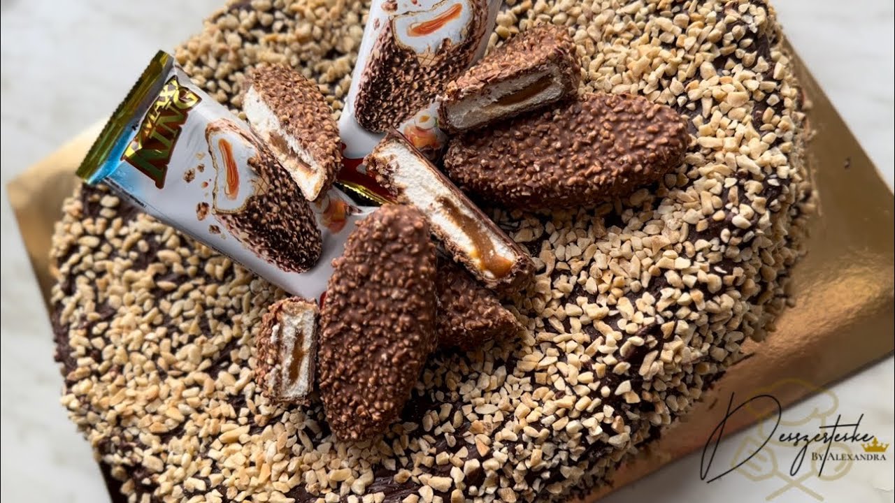 Kinder Maxi torta 🎂😍 Sütés nélkül, egyszerűen, nagyon finomat❣️