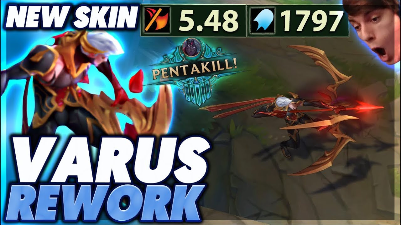 INSANE PENTAKILL WITH NEW VARUS | NEW SKIN - BunnyFuFuu