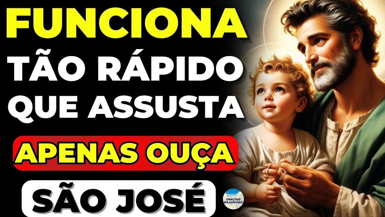🙏SÃO JOSÉ🙌ESSA ORAÇÃO É MUITO PODEROSA E TRAZ O QUE VOCÊ QUISER MUITO RÁPIDO