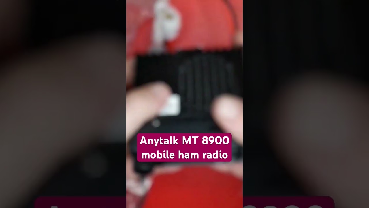 Unwrapping The Anytalk Mt 8900 Mobile Ham Radio