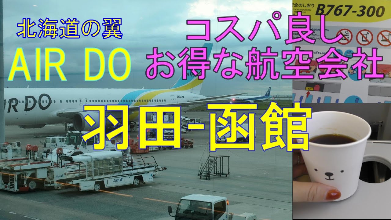 北海道の翼AIR DOで函館空港へ【東京から函館まで早く安く行く方法】