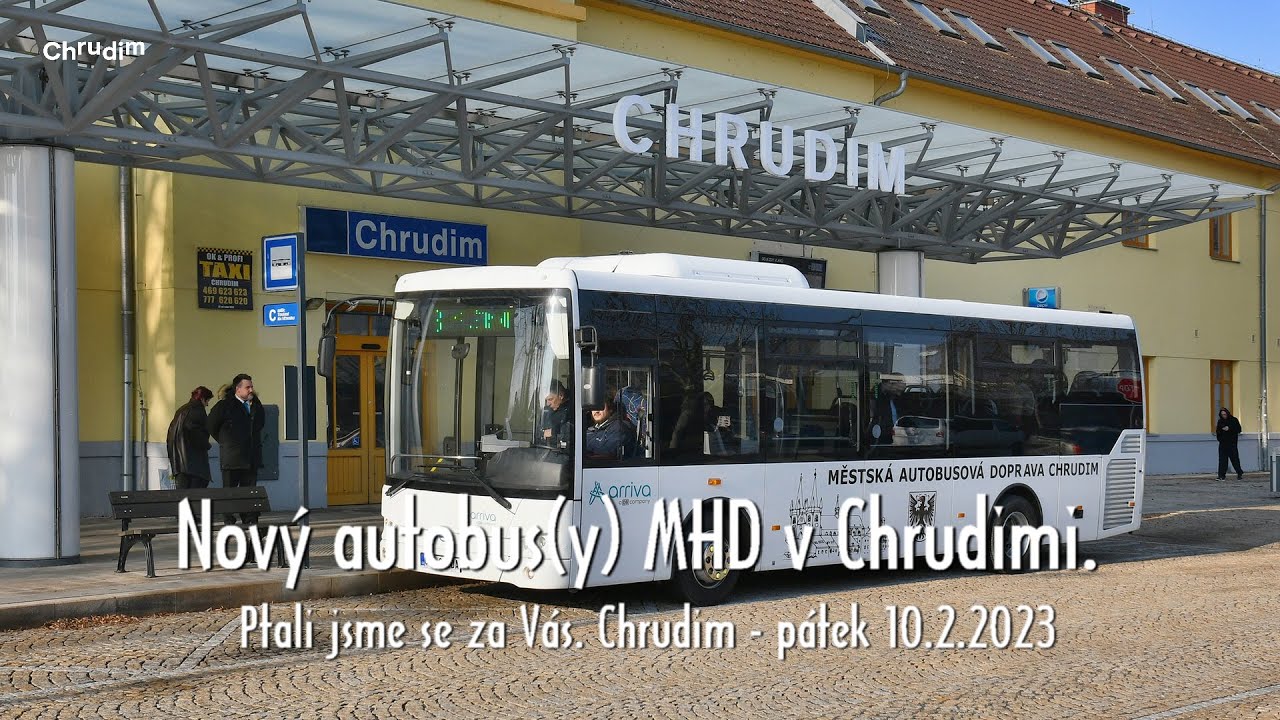 Nový autobus(y) MHD v Chrudimi - ptali jsme se za Vás - Chrudim 10.2.2023