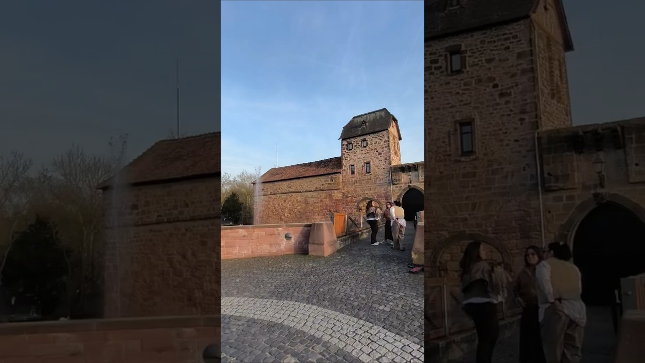 Прогулка в пригороде под Франкфуртом в Бад Фильбеле. Ein Spaziergang in Bad Vilbel bei Frankfurt.