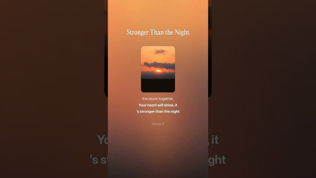 Stronger Than the Night (Lyrics) #lyricvideo #musicvideo #songlyrics #newsong #music #songaify
