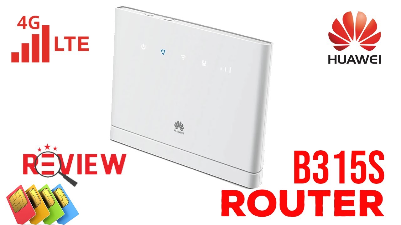 A Wifi Router With 4G LTE Sim Card Support | Huawei B315s 4G Router