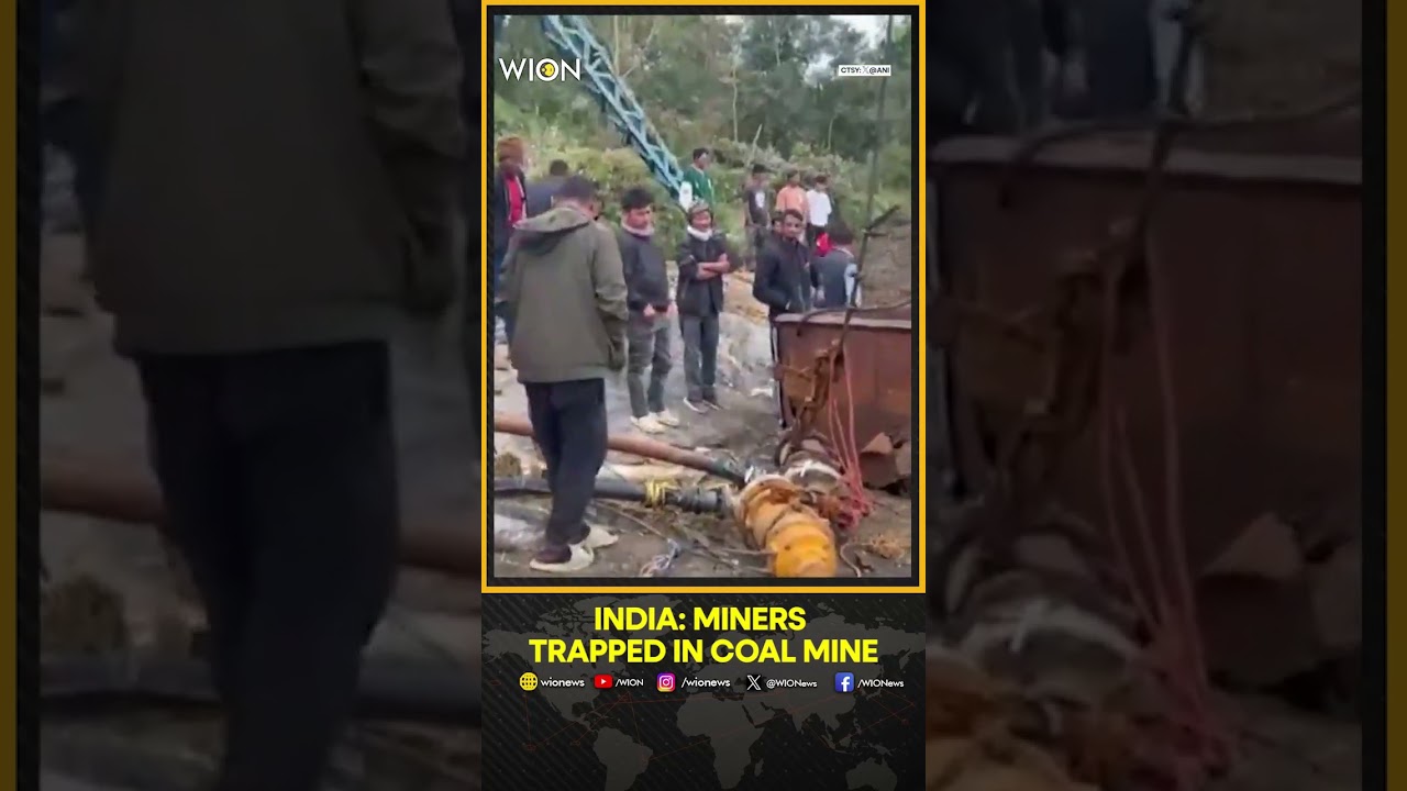 Miners Trapped Inside A Coal Mine In Assam After Water Flooded The Shaft | India News | WION Shorts