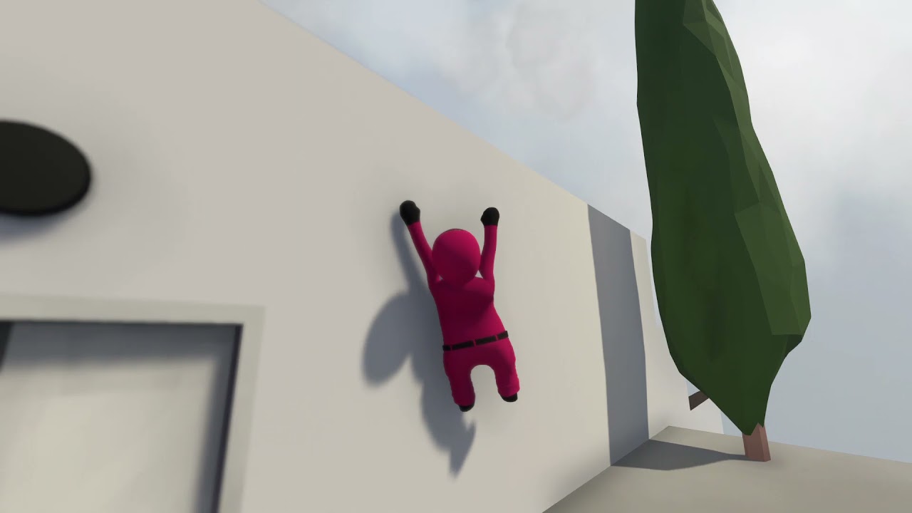 Как лазить по стенам в human fall flat