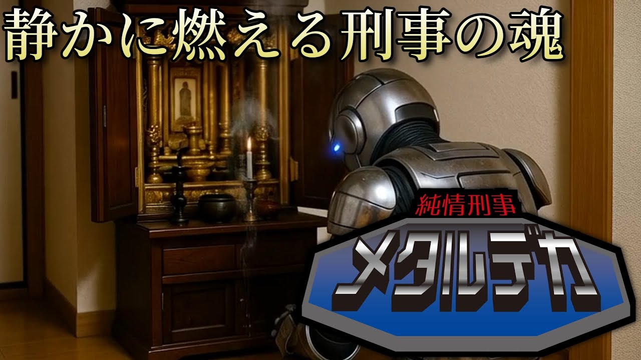 純情刑事メタルデカ(AI生成 架空のメタルヒーロー 特撮)