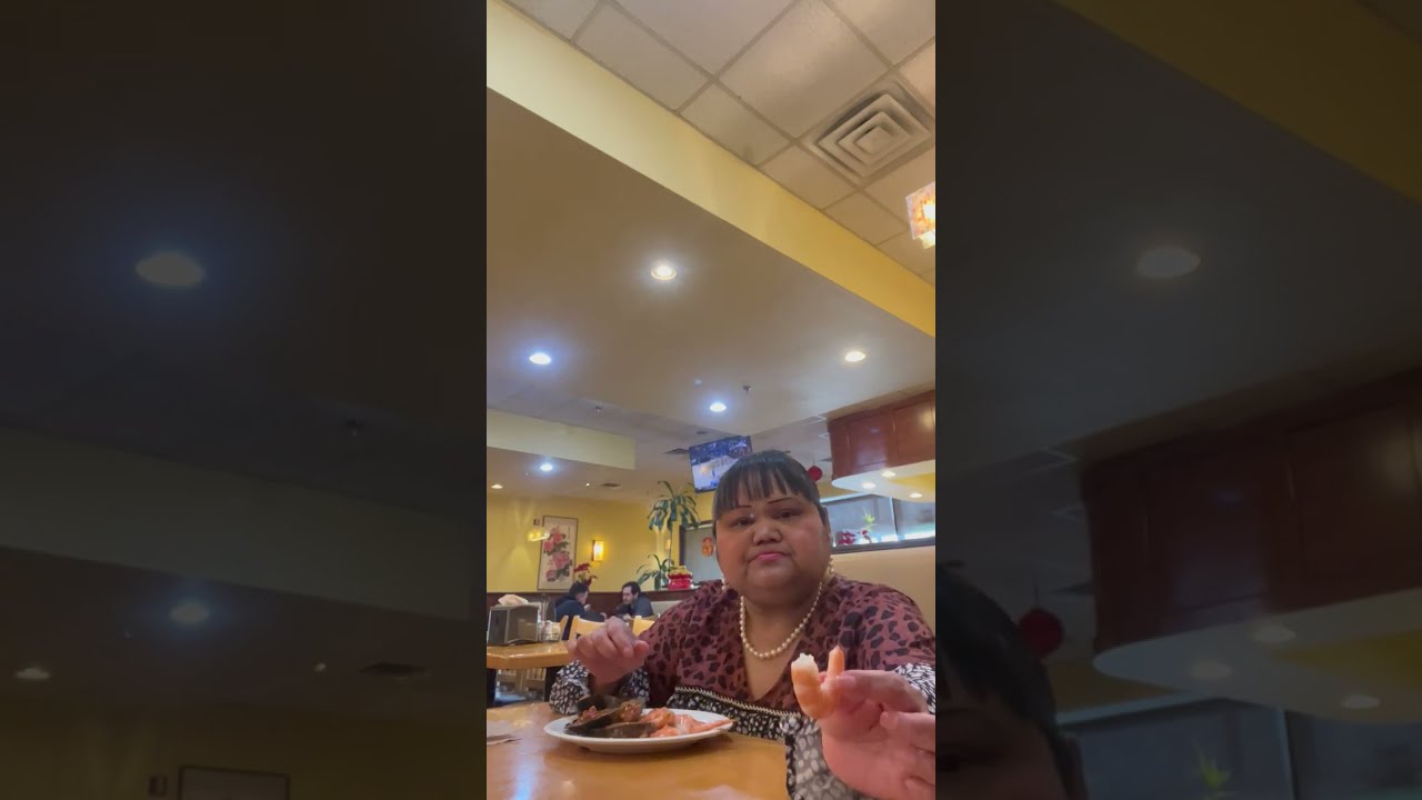 Eating dinner at Chinese restaurant USA