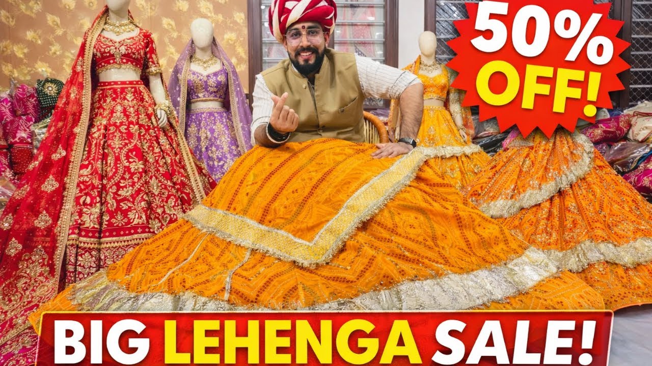 SALE OFF THE DAY // LEHENGA // TRENDING LEHENGA // DESIGNER LEHENGA // GIRLISH LEHENGA  // PCD LE.